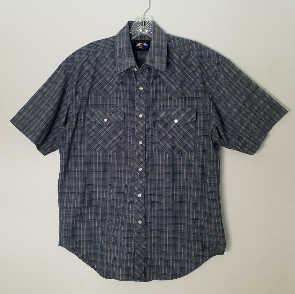 Falcon Bay Blue Plaid Shirt